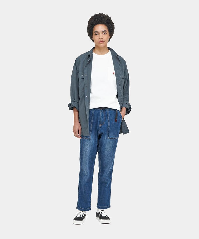 Stretch Denim Loose Tapered Ridge Pant Product Image