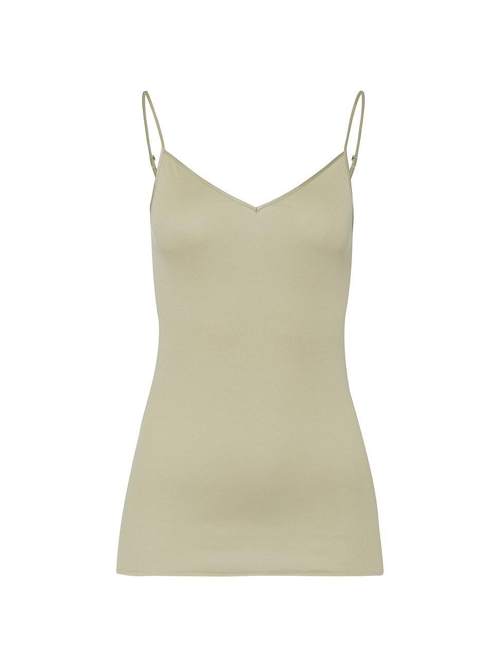 Womens Cotton Seamless V-Neck Camisole Product Image