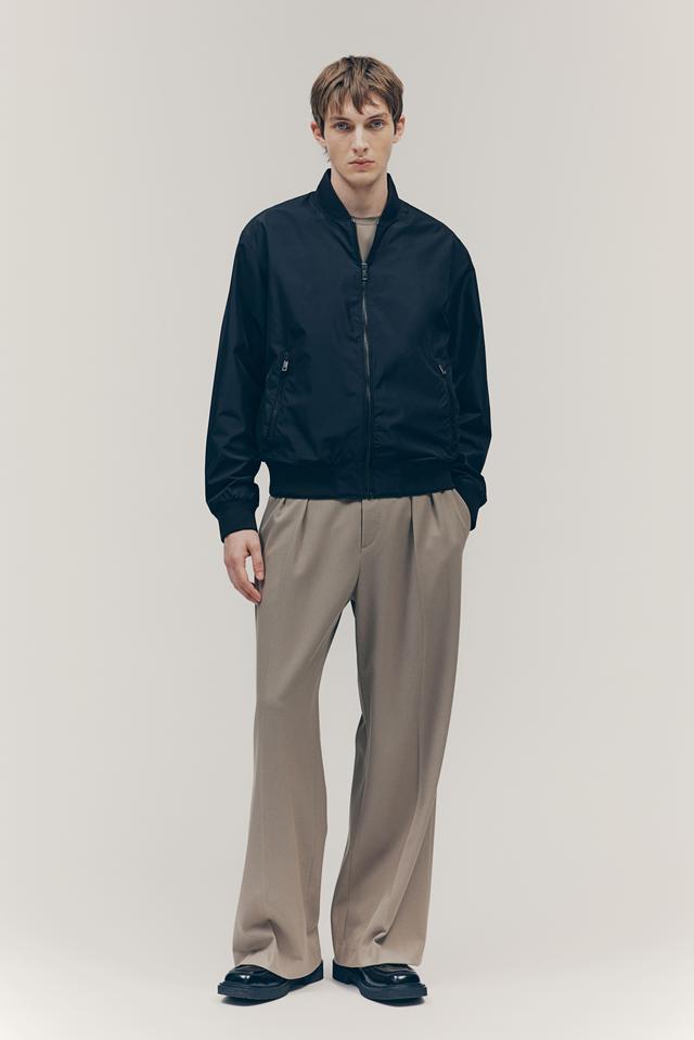 Regular-Fit Lightweight Bomber Jacket Product Image