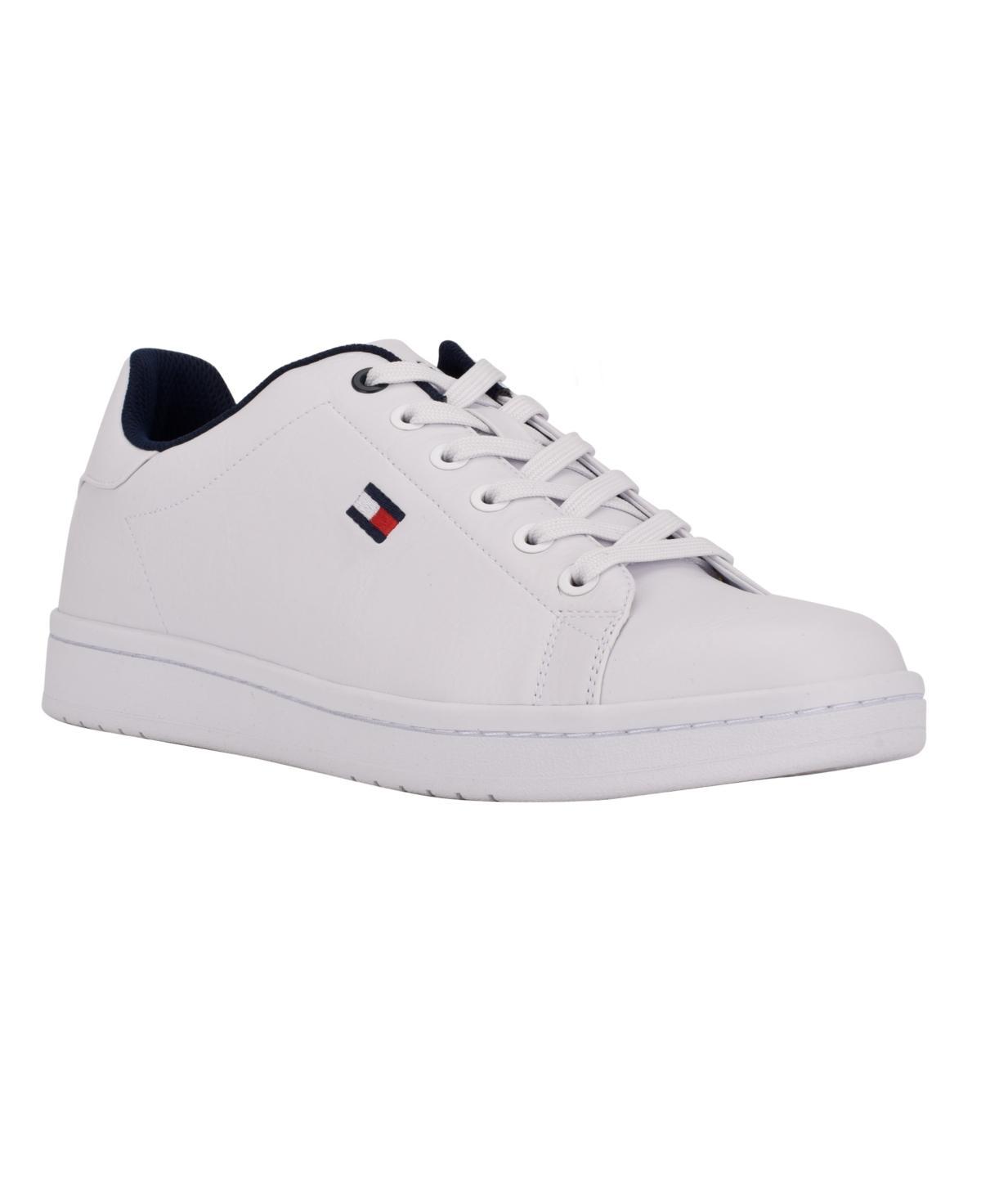 Tommy Hilfiger Mens Lendar Logo Sneakers - White Product Image