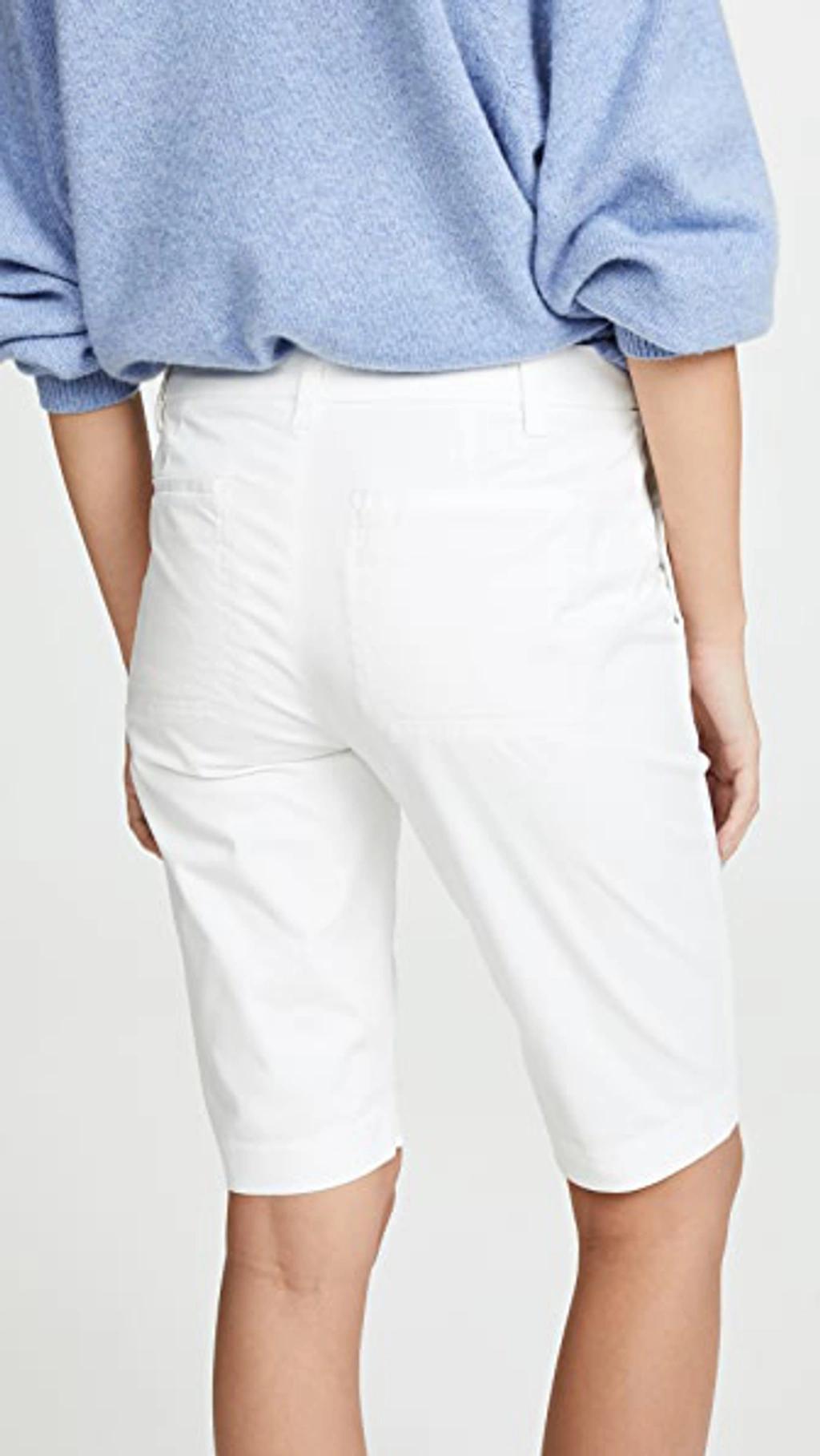 Coin Pocket Bermuda Shorts In Off White Product Image