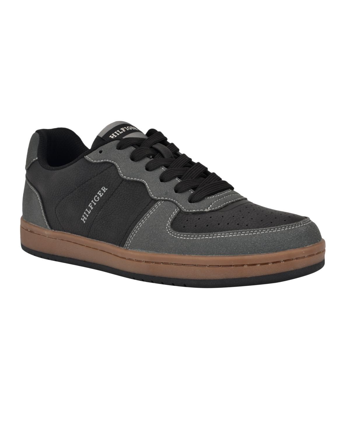 Tommy Hilfiger Mens Lukas Fashion Lace Up Sneakers - Dark Gray Product Image