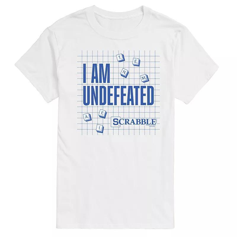 Mens Scrabble I Am Undefeated Graphic Tee by Hasbro Product Image