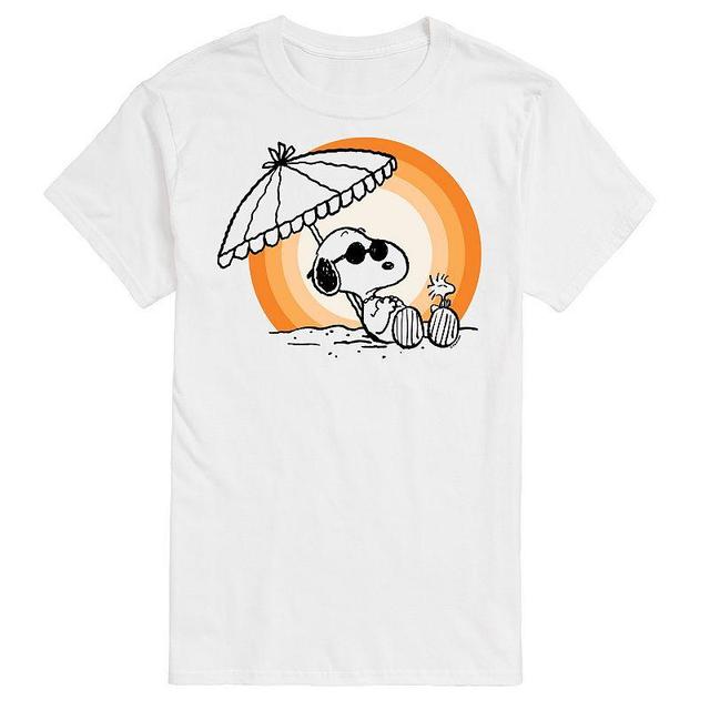 Big & Tall Peanuts Snoopy Sunset Graphic Tee, Mens Product Image