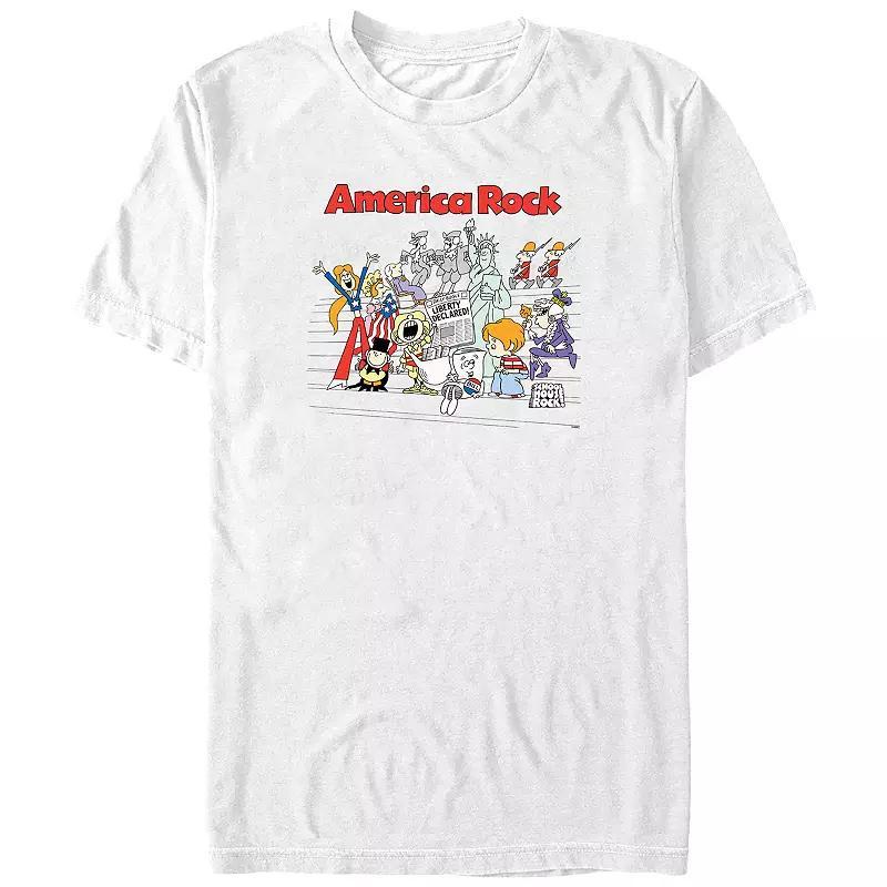 Big & Tall Schoolhouse Rock! America Rock Graphic Tee, Mens Product Image