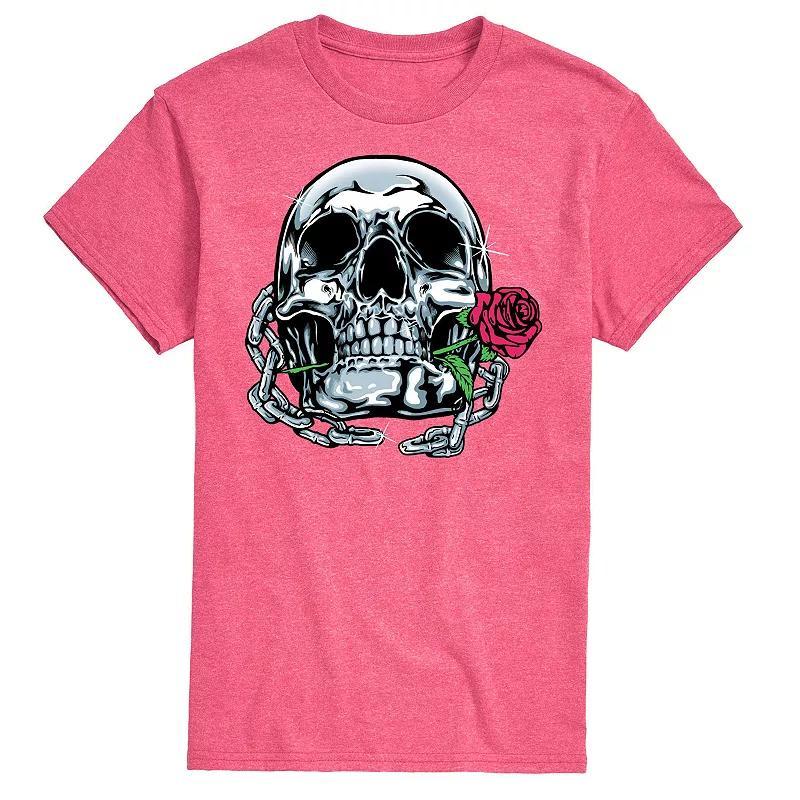 Mens Shiny Skull Art Tee Product Image