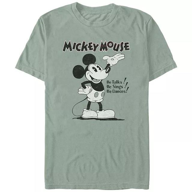 Mens Comfort Colors Disneys Mickey Mouse Can Do Anything Graphic Tee Product Image