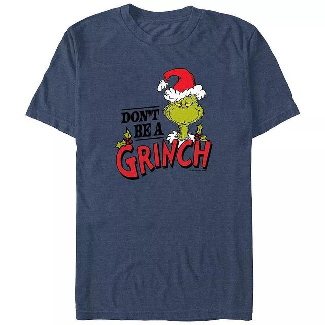 Big & Tall Dr. Seuss Dont Be A Grinch Graphic Tee, Mens Product Image