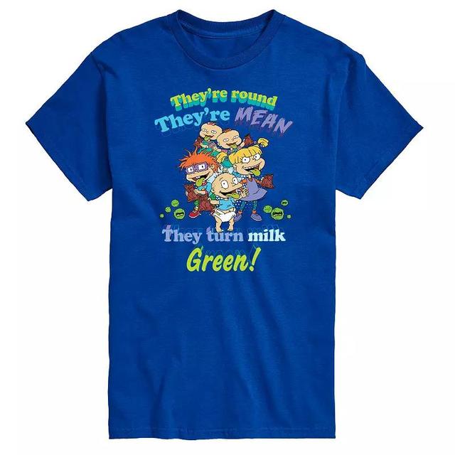 Big & Tall Rugrats Reptar Bar Graphic Tee, Mens Med Blue Product Image