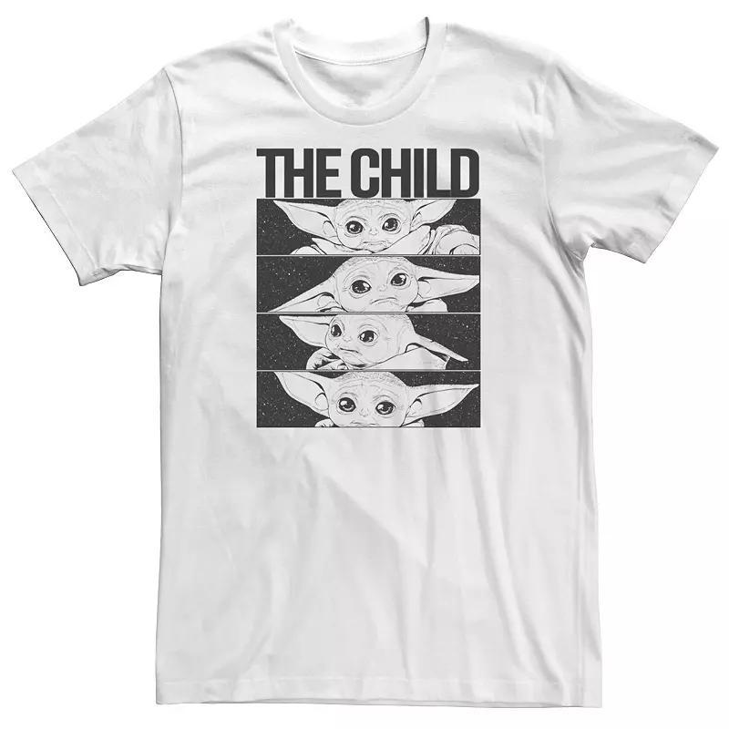 Big & Tall Star Wars The Child Stacked Panels Tee, Mens Product Image