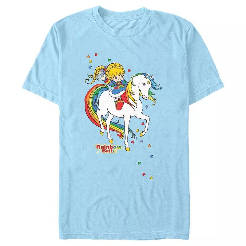 Mens Rainbow Brite Riding Starlite Graphic Tee Product Image