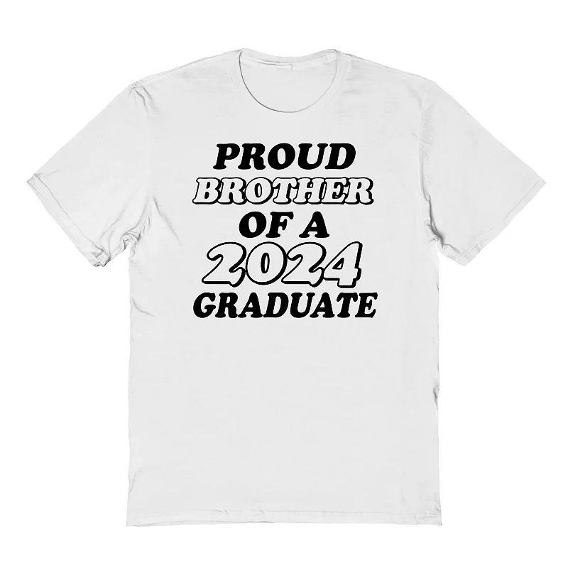 Mens COLAB89 by Threadless Proud Brother Of A 2024 Graduate Graphic Tee Product Image