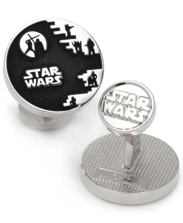 Star Wars Mens Death Star Icon Cufflinks Product Image