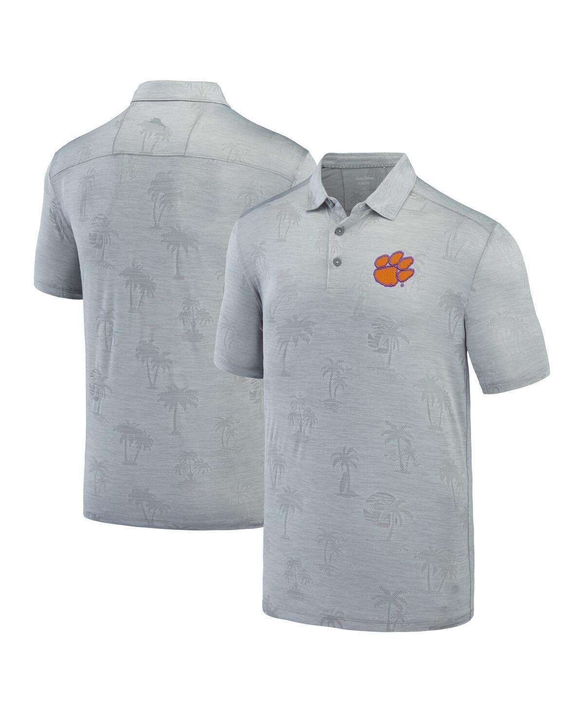 Mens Tommy Bahama Gray Ohio State Buckeyes Sport Palm Coast Palmera IslandZone Polo Product Image