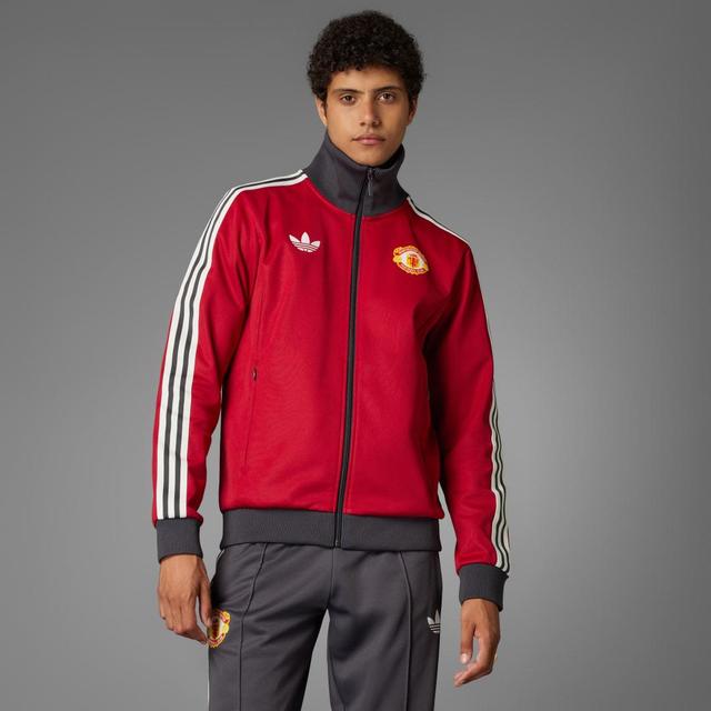 adidas Manchester United Originals Track Top Team Victory Red 3XL Mens Product Image