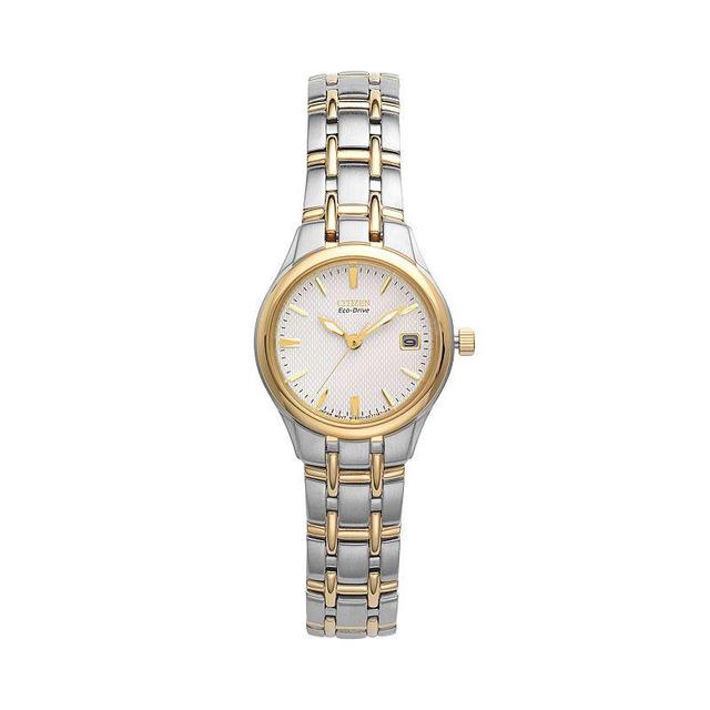 Citizen Womens Eco-Drive Two Tone Stainless Steel Bracelet Watch 25mm EW1264-50A Product Image