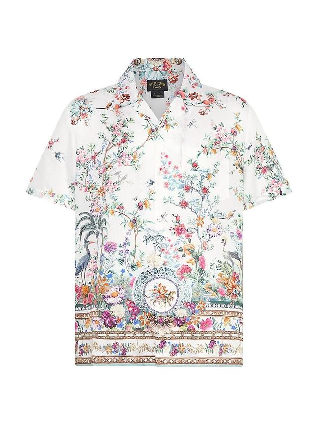 Mens Floral Camp Shirt Product Image