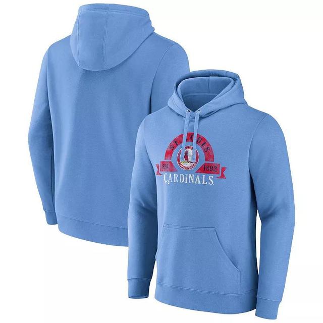 Mens Fanatics Heather Gray Orlando Magic Primary Logo Pullover Hoodie Product Image