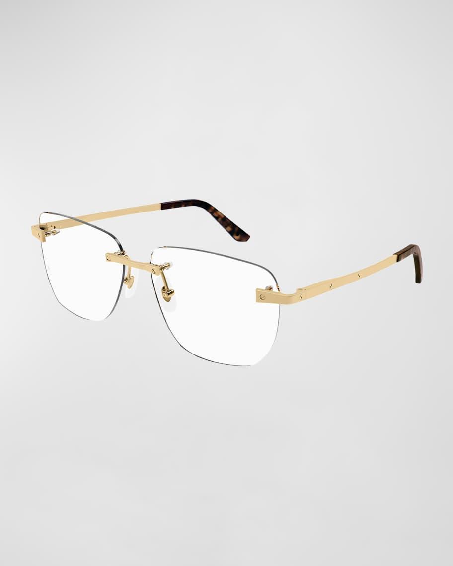 Men's Rimless Metal Optical Glasses Product Image