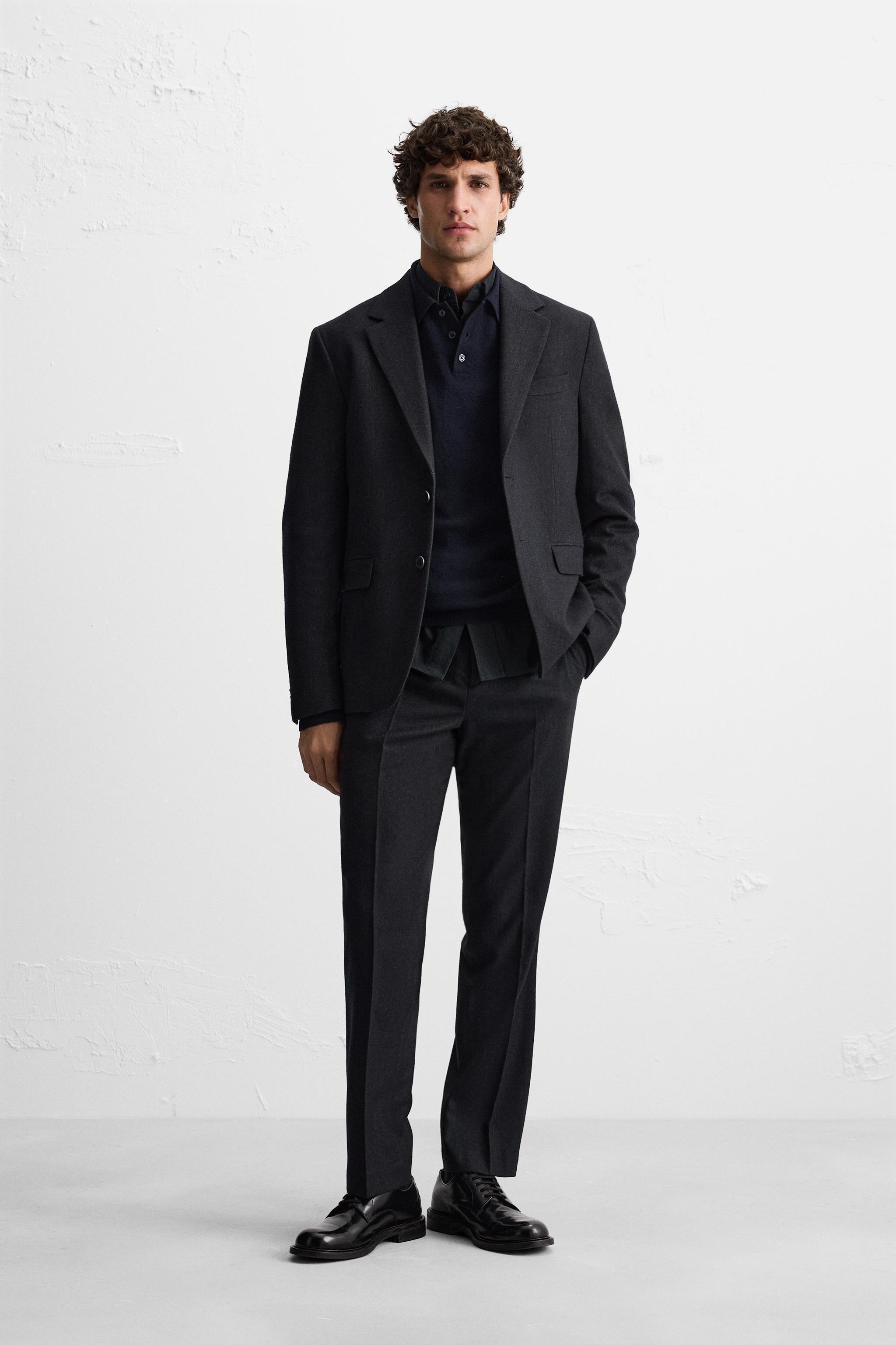 TEXTURED SUIT JACKET Product Image