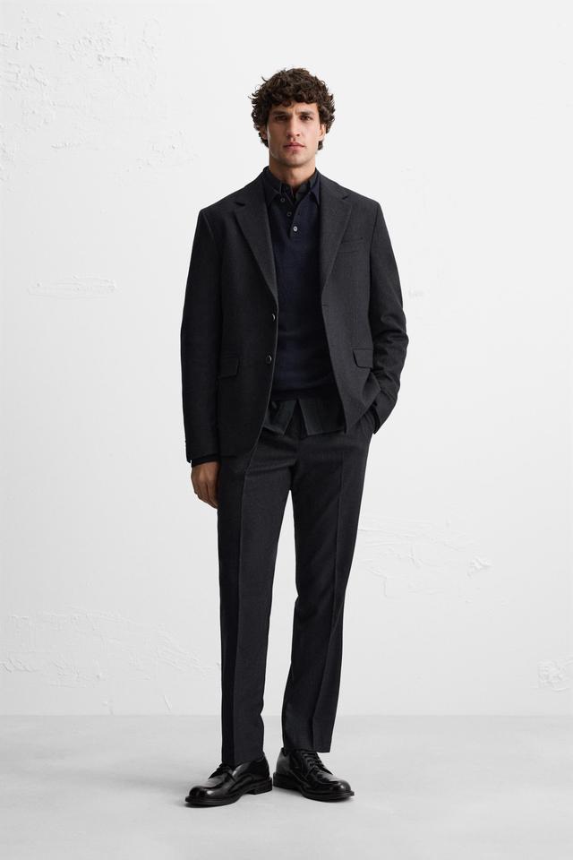 TEXTURED SUIT JACKET Product Image