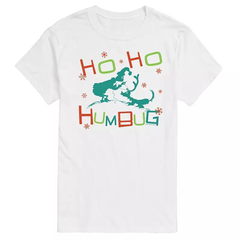 Big & Tall Dr. Seuss The Grinch Ho Ho Humbug Graphic Tee, Mens Product Image