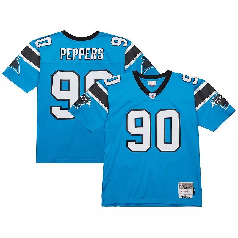 Mens Mitchell & Ness Julius Peppers Carolina Panthers Legacy Replica Jersey Product Image