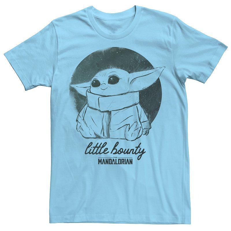 Mens Star Wars The Mandalorian The Child Little Bounty Watercolor Tee Product Image