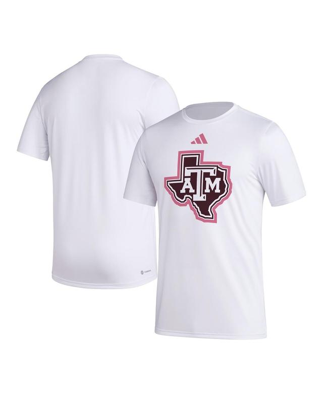 Mens adidas Texas A&M Aggies Pregame AEROREADY T-Shirt Product Image