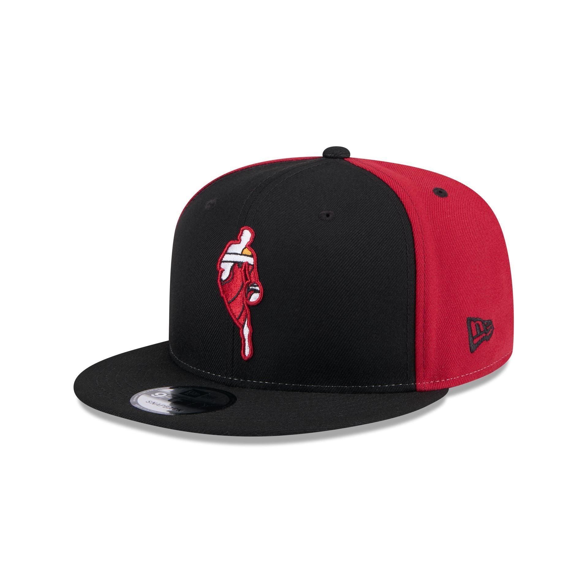 Miami Heat Front Logoman 9FIFTY Snapback Hat Male Product Image