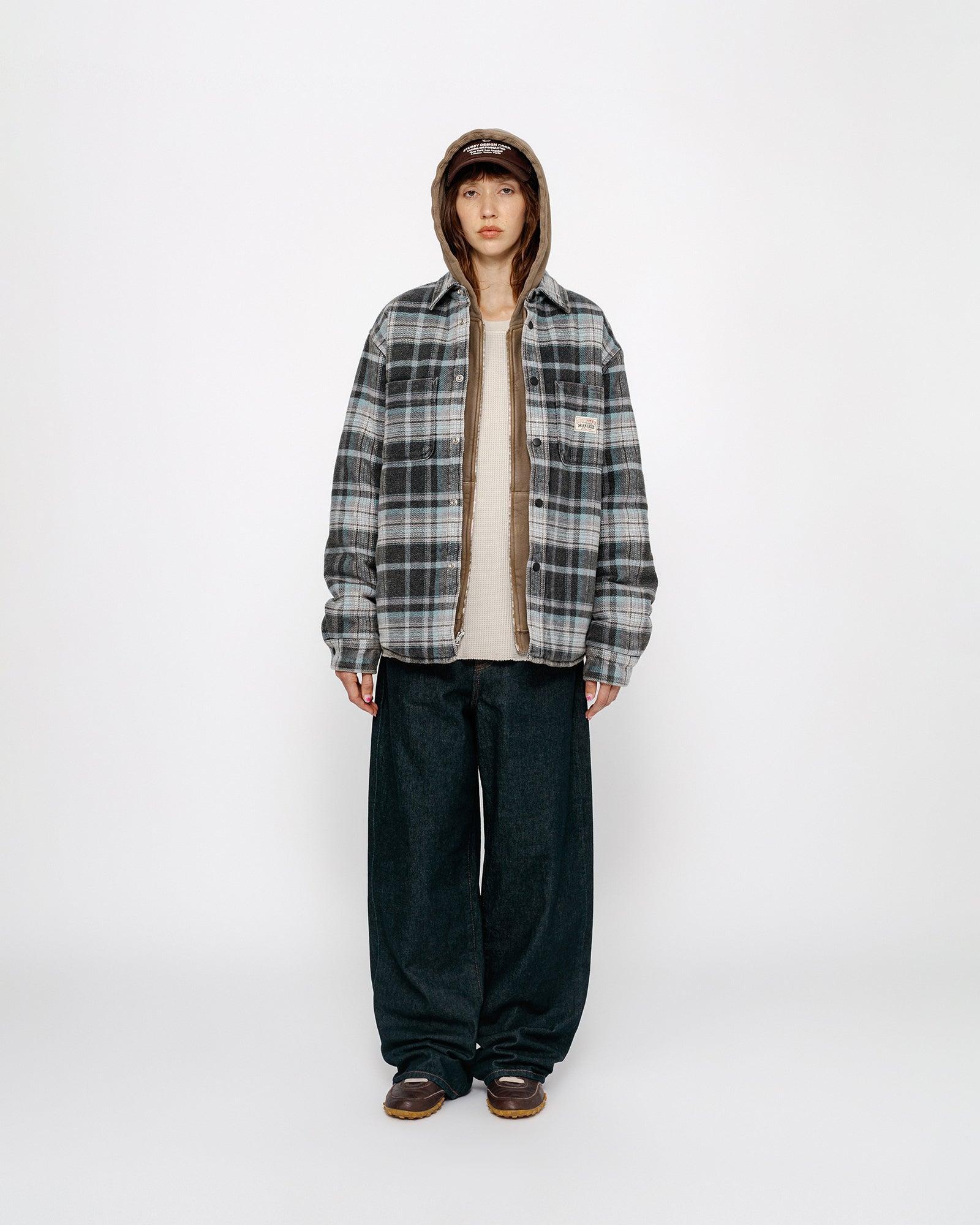 HEAVY WASHED PLAID SHIRT Male Product Image