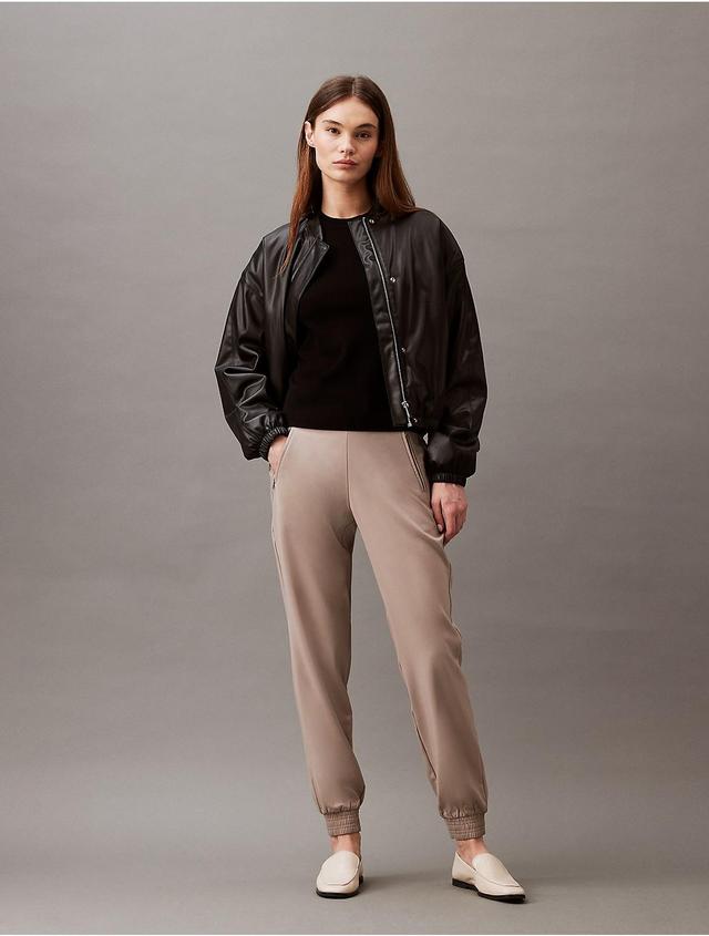 Calvin Klein Womens Modern Commute Joggers - Neutral - S Product Image