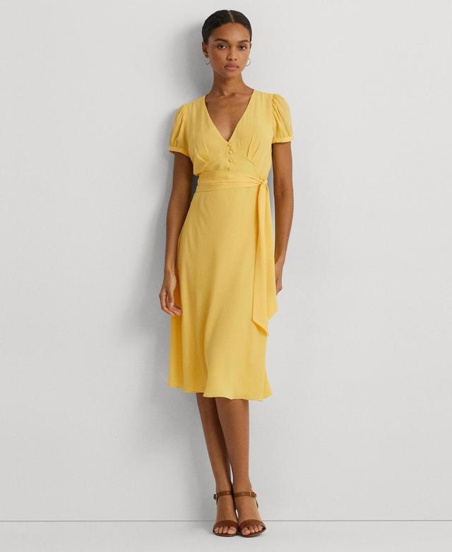 Lauren Ralph Lauren Womens Empire-Waist A-Line Dress Product Image