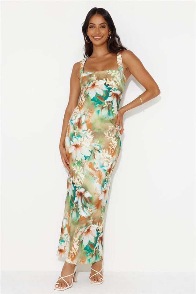 One Step Further Maxi Dress Yellow Product Image