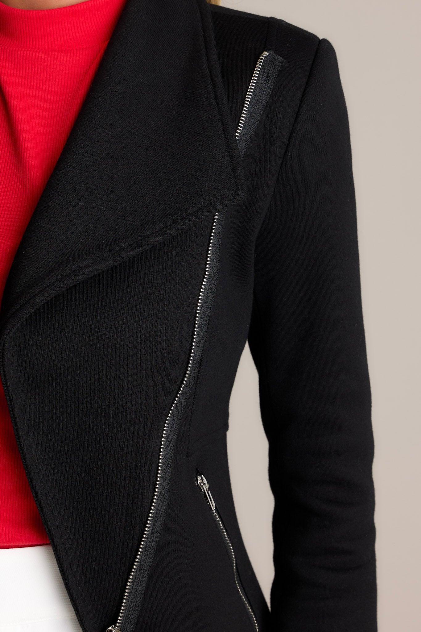 For All Black Moto Jacket Product Image