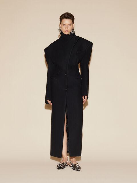 Black long coat Product Image