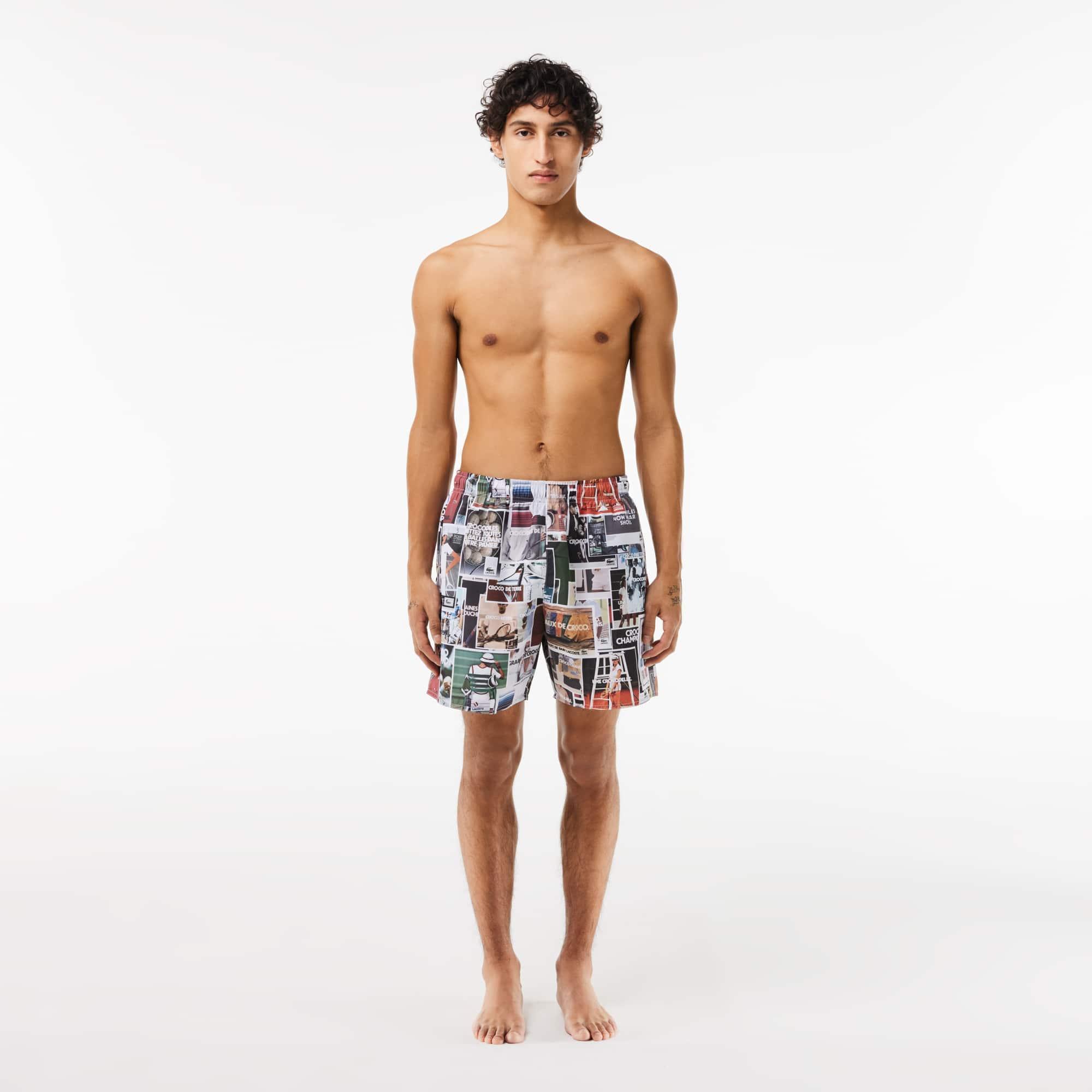 Printed Swim Trunks Product Image