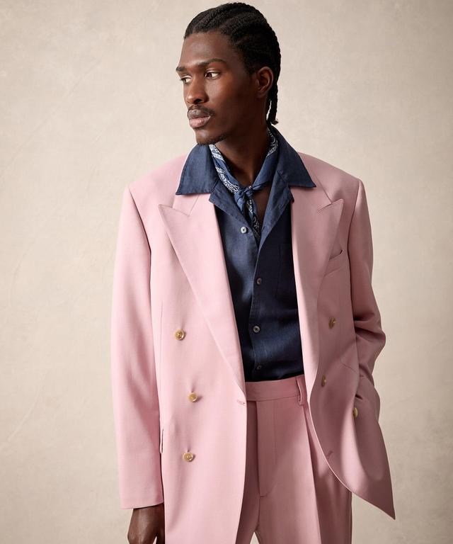 Italian Gabardine Wythe Jacket in Pink Product Image