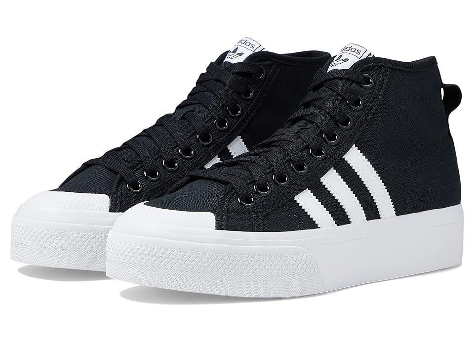 Adidas Womens Originals Nizza Platform Mid Casual Shoes Product Image