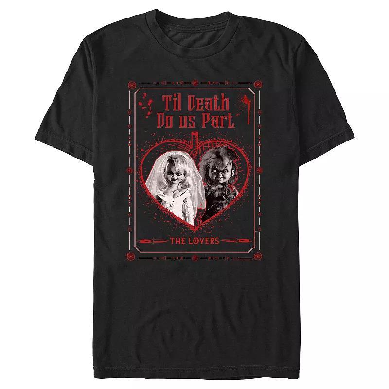 Mens Chucky The Lovers Card Graphic Tee Product Image