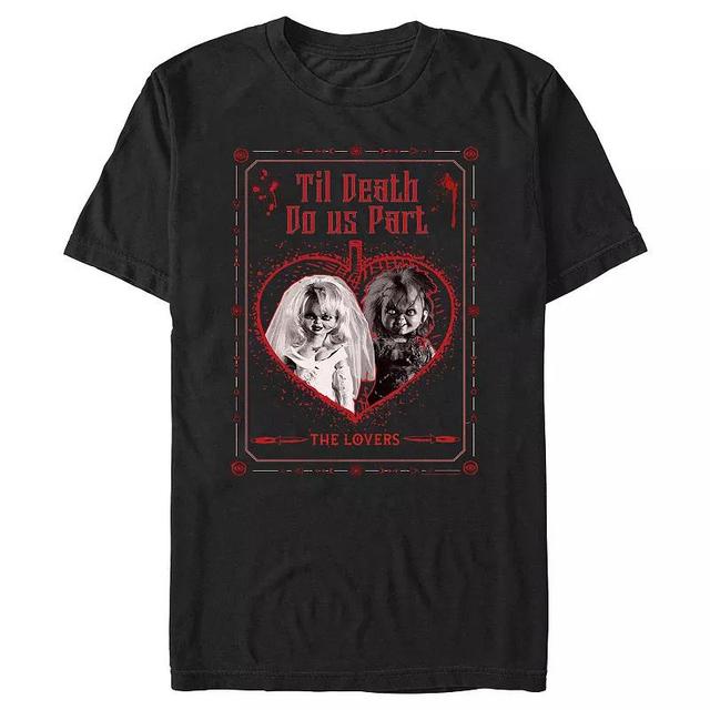 Mens Chucky The Lovers Card Graphic Tee Product Image