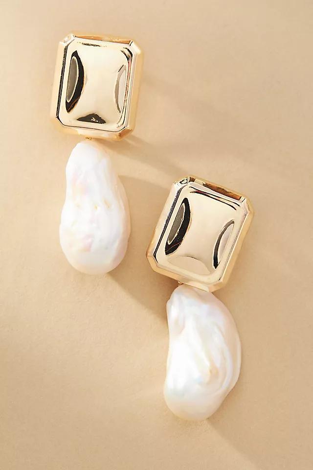 Fireball Baroque Pearl Drop Earrings Product Image