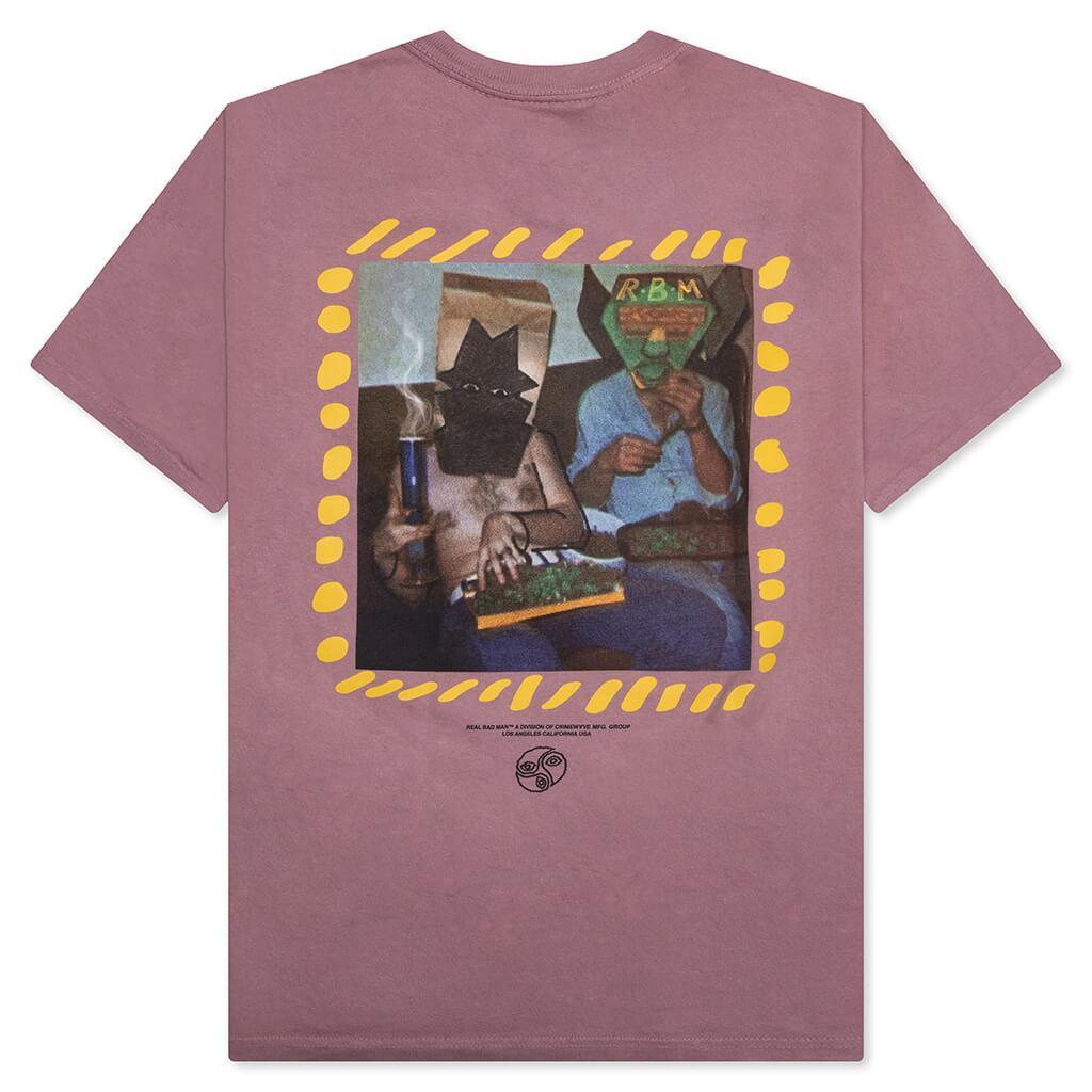 Masked Men S/S Tee - Mauve Male Product Image