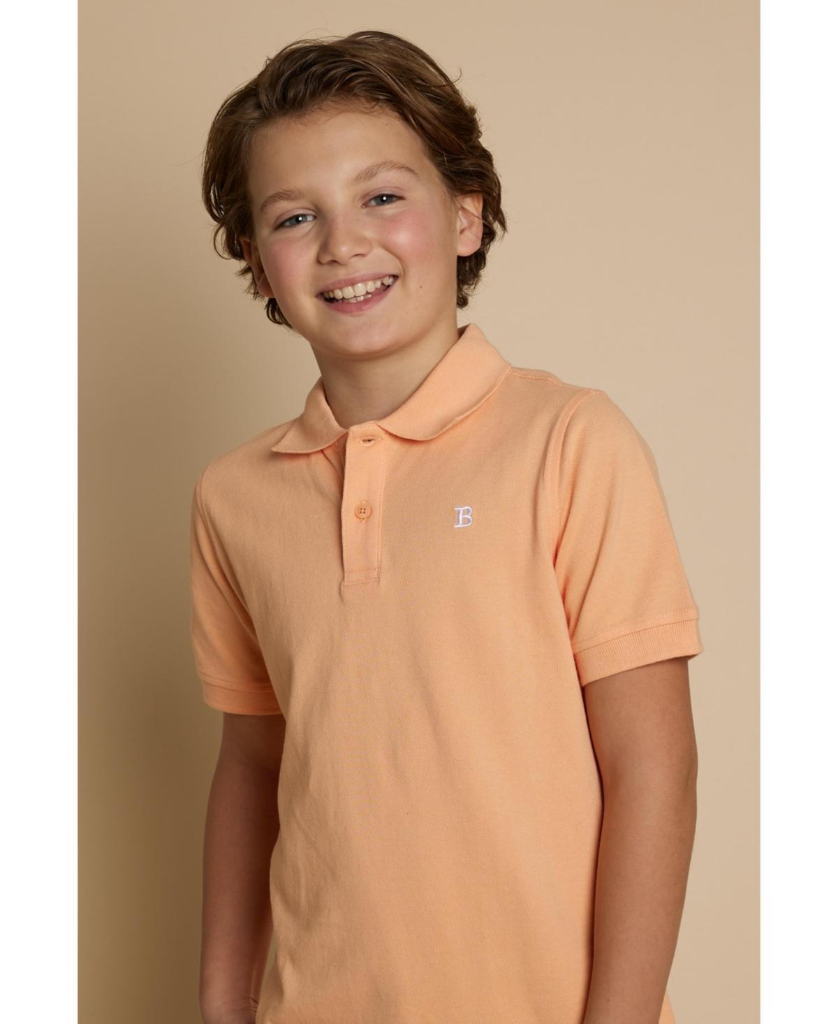 B by Brooks Brothers Big Boys Short Sleeve Pique Polo Shirt Product Image