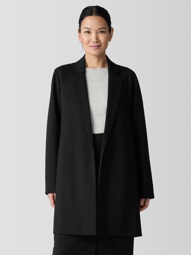 EILEEN FISHER Washable Flex Ponte Long Blazerfemale Product Image