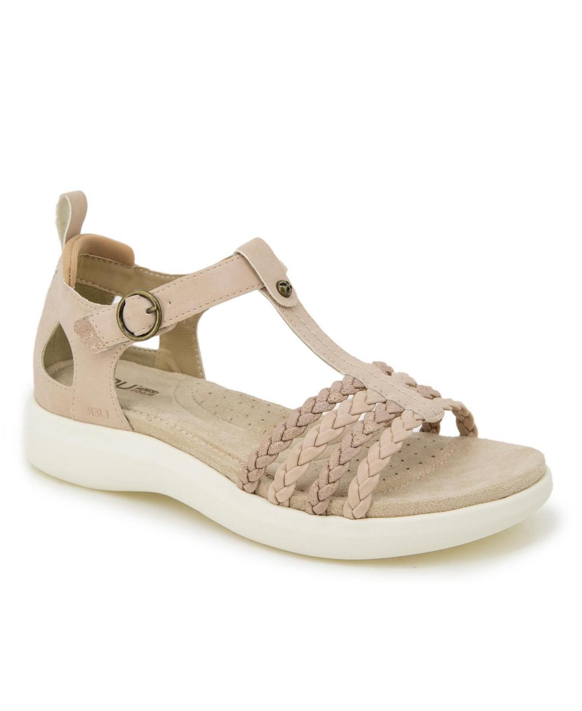 Jbu Womens Prague Round Toe Sandals - Light Tan Product Image