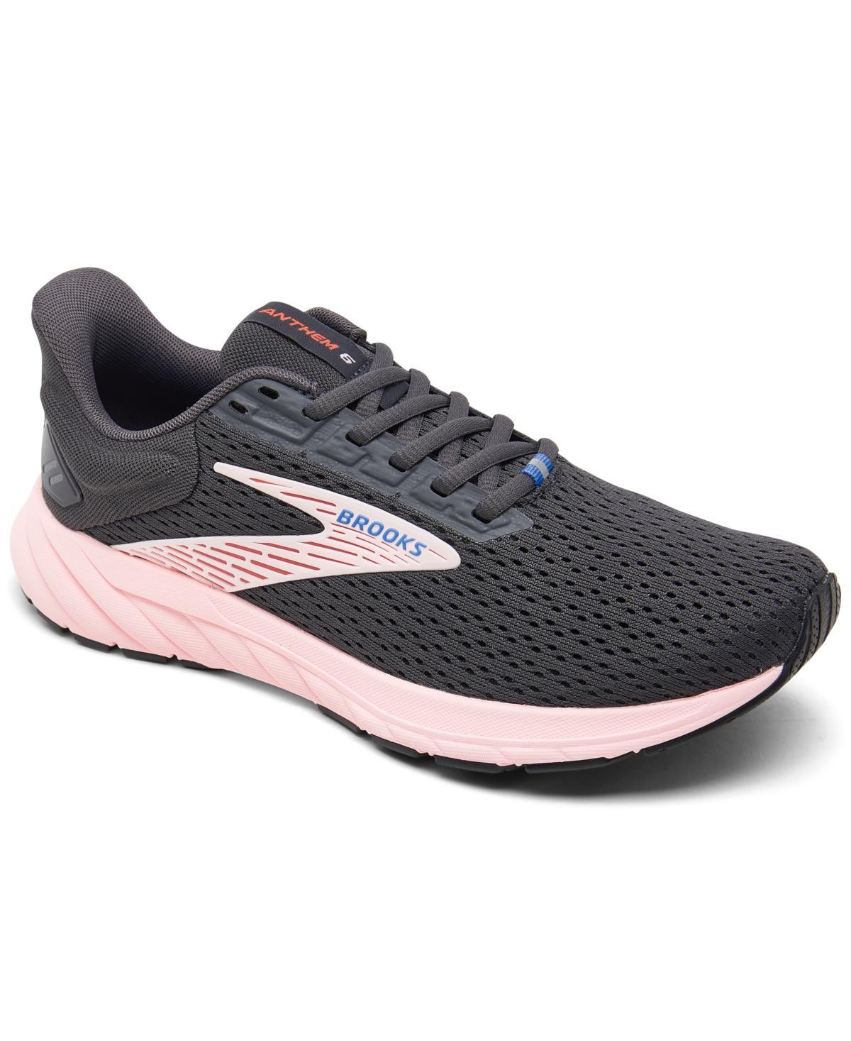 Brooks Anthem 6 (Blackened Pearl/Pink/Rose) Women's Shoes Product Image