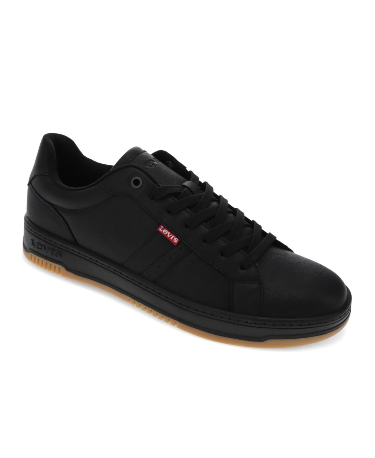 Levis Mens Carson Fashion Athletic Lace Up Sneakers - Black Product Image