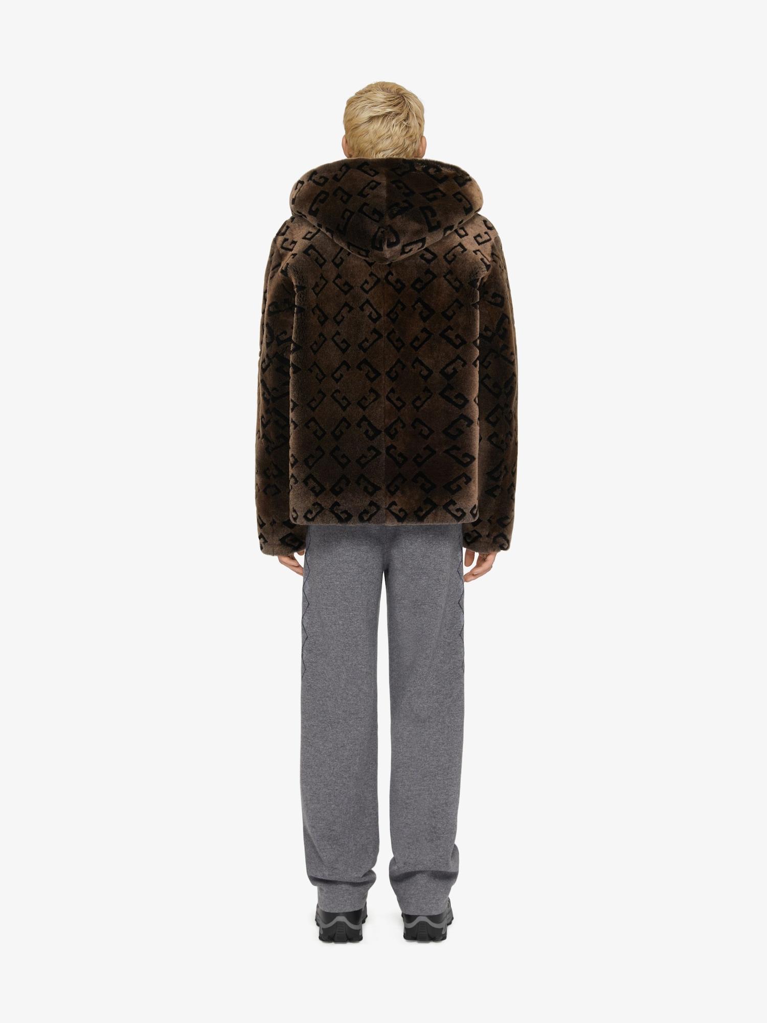 Jacket in shearling with monogram 72 Product Image