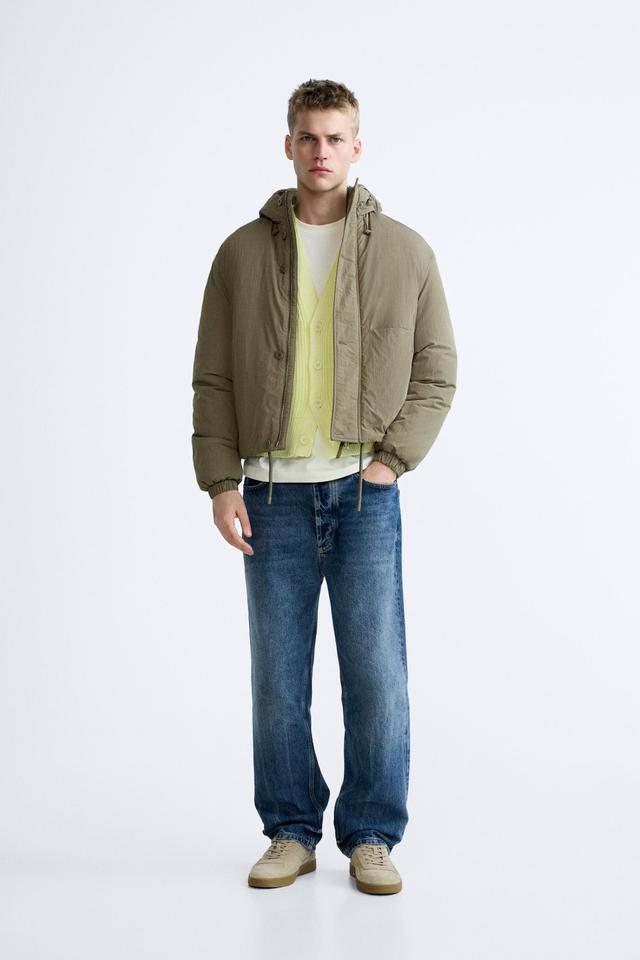 HOODED QUILTED JACKET Product Image